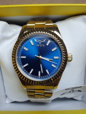 Invicta Gold and Blue Classic Men’s Watch